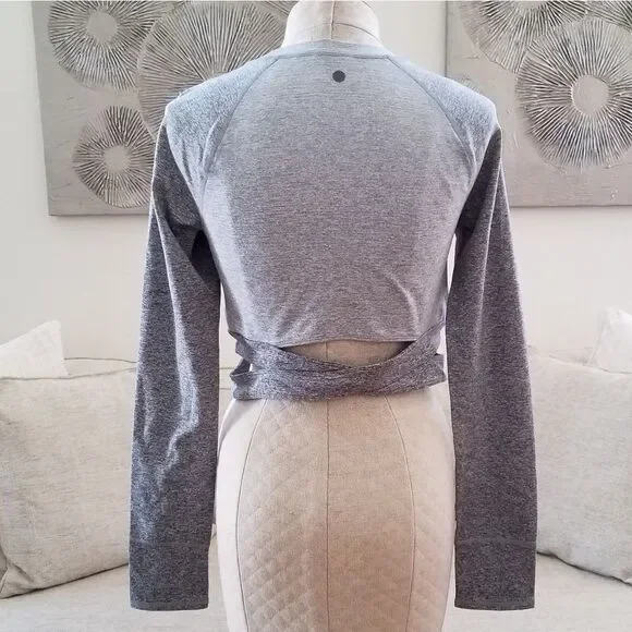 Zella Infinity Ombre Crop Tee sz Large - Picture 5 of 8